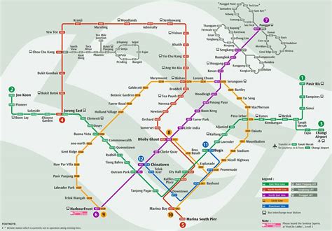 地鐵鐵路圖|MRT Map Singapore